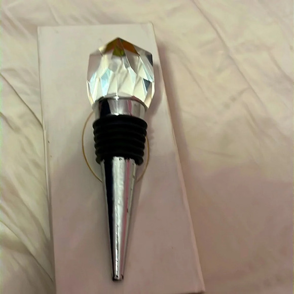 NIB Crystal Wine Bottle Stopper - Picture 5 of 6